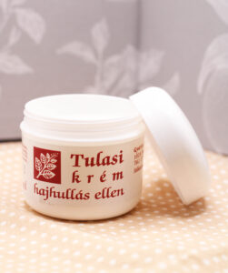 Tulasi hajhullás elleni krém