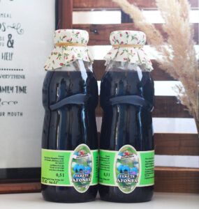 Natúr fekete áfonya szörp - 0,5l (cukormentes)