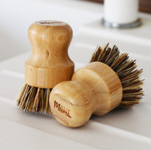 Natúr mosogatókefe fibrisszel és kókuszrosttal