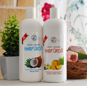 Eco-Z habfürdő shea- és kókuszvajjal, 2 féle illatban - 500ml - Kókuszos