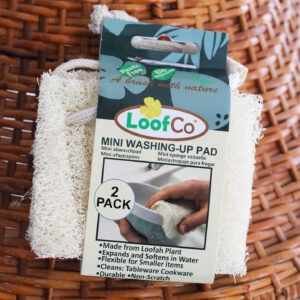 Loofco mini luffaszivacs mosogatáshoz  - 2 db