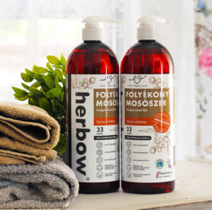 Herbow folyékony mosószer színes ruhákhoz - virágos mező illattal, 1000ml