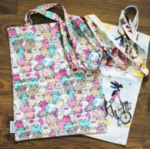 Emilla pamut bevásárlótáska - 38X30 cm - The walking bag