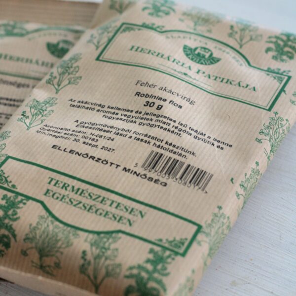 Herbária fehér akácvirág