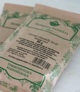 Herbária orvosi citromfű levél