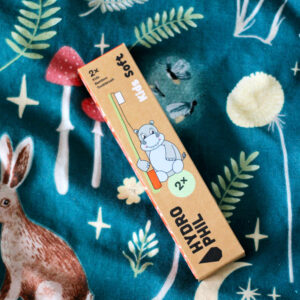 Hydrophil bambusz gyermek fogkefe - puha sörtével, 2 db-os