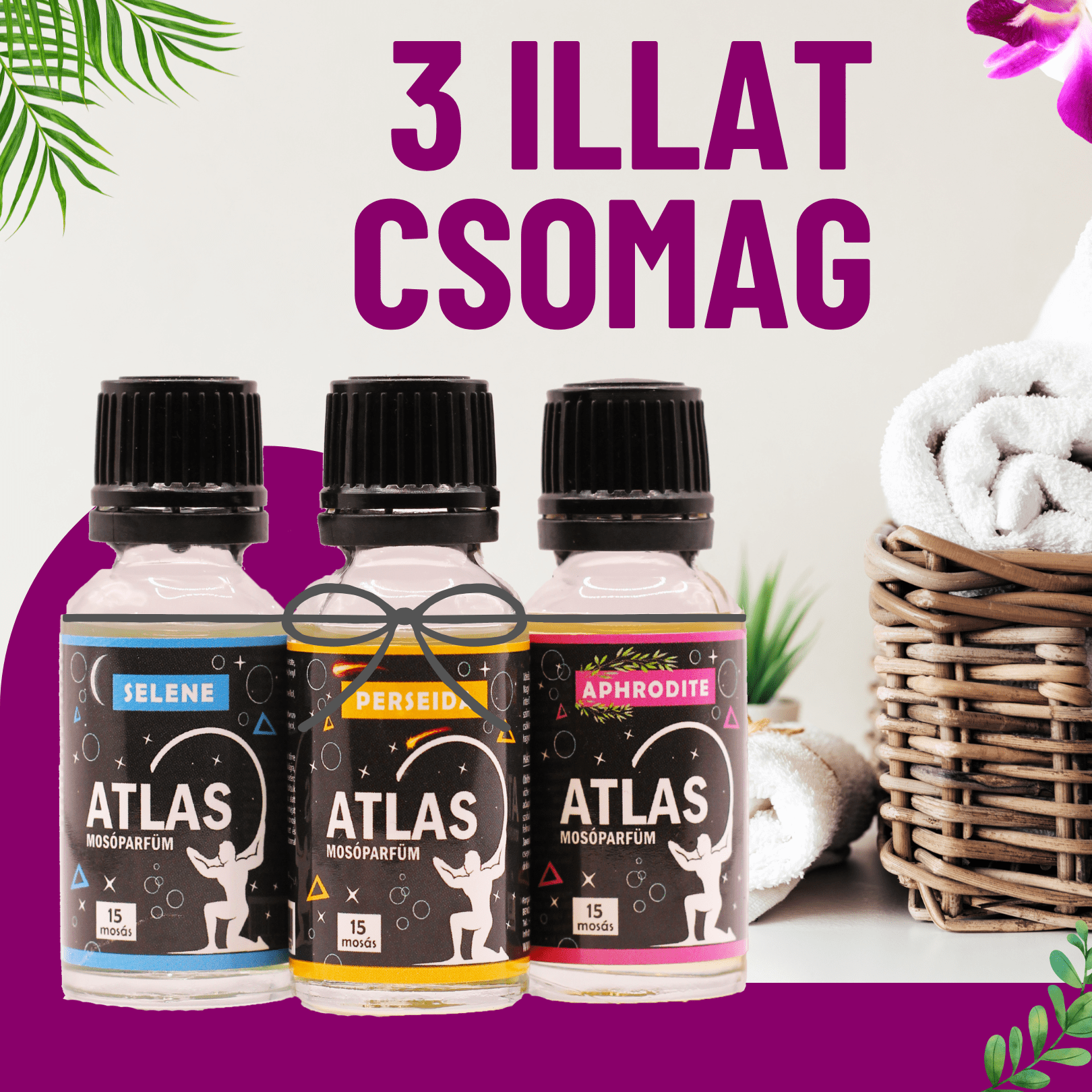 Atlas mosóparfüm illatminta csomag