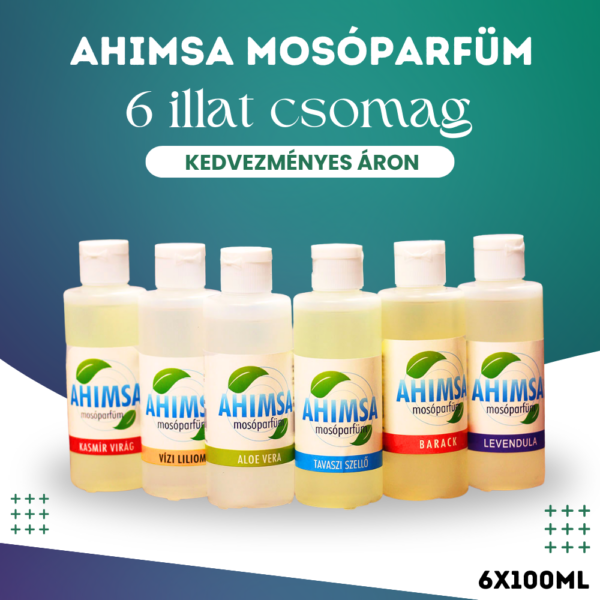 Ahimsa mosóparfüm 100ml - 6 illat csomag