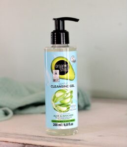 Organic Shop arctisztító gél aloe verával