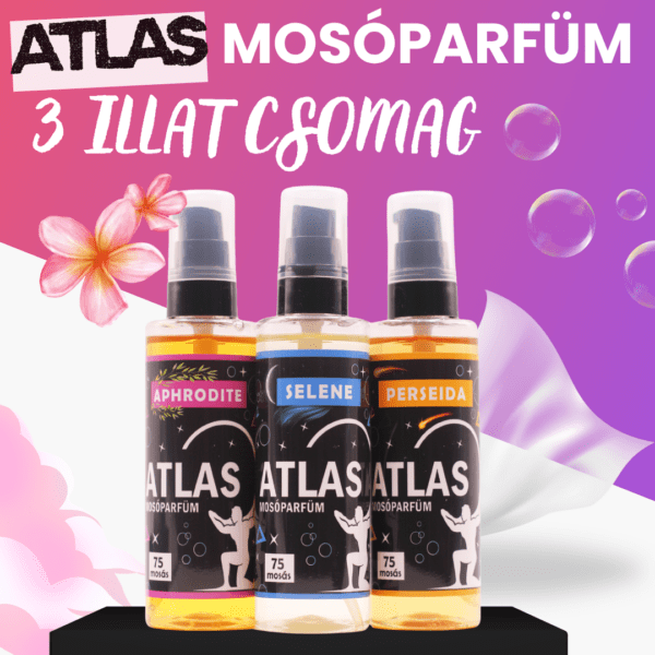 ATLAS mosóparfüm 3 illat csomag - 3x100ml