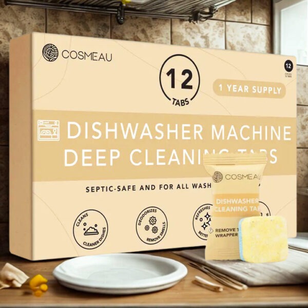 Cosmeau Mosógatógép Tisztító tabletta – 12db