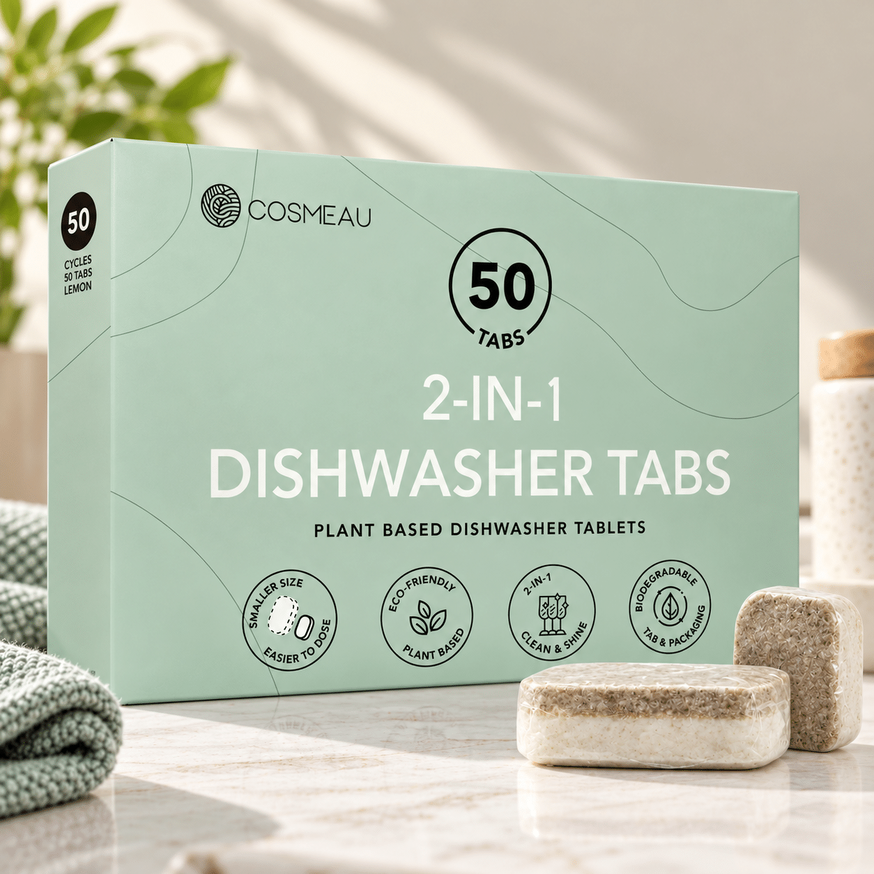 cosmeau mosogatógép tabletta 50db